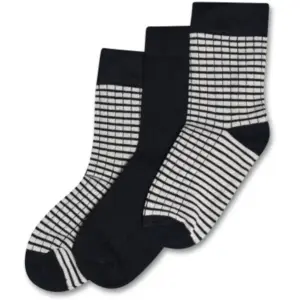 Bamboo Strømper 3 pak - Navy - 35/38