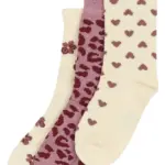 Bamboo strømper 3 pak - Autumn anemone mix - 35/38