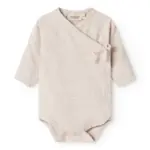 Belita Slå-om-body - Light beige melange - 44