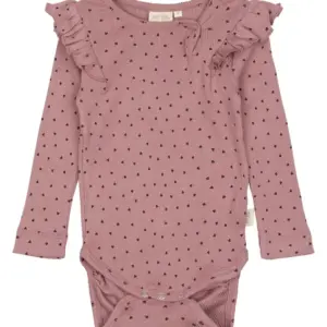 Body Langærmet - Nostalgic Rose/Coffee Bean - 80