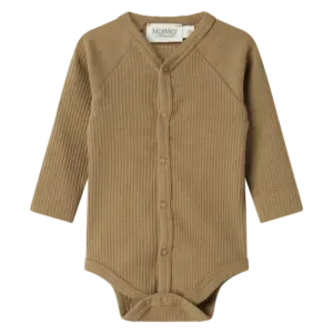 Bruno Langærmet Body - Dark bronze - 50