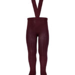Condor Strømpebukser - Rib - Syrah
