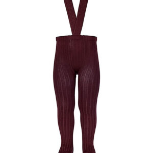 Condor Strømpebukser - Rib - Syrah