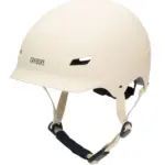 Cykelhjelm med retrolook - cremefarvet S/M