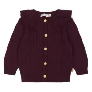 Dalia Cardigan - Dark Grape - 104