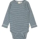 Dante Uld Body Langærmet - Ensign Blue/Dark Off White - 68