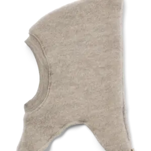 Eli Uld Fleece Elefanthue - Khaki melange - 3-5 ÅR