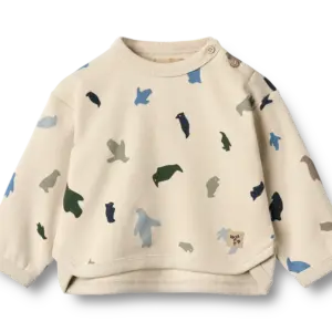 Emery Sweatshirt - Offwhite penguins - 6 MDR.