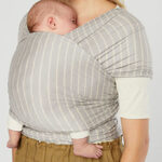 Ergobaby Strækvikle - Aura Wrap Knit - Grey Stripes
