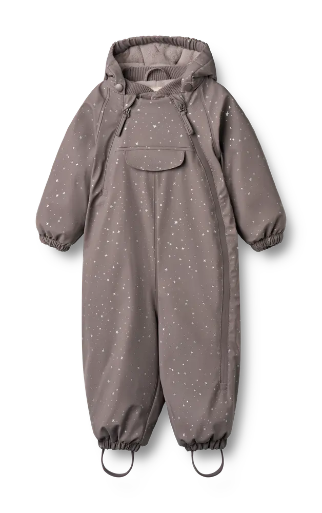 Evig Gummidragt - Purple stone stars - 18 MDR.