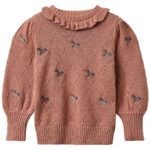 Fliink Bluse - Bomuld/Uld - Strik - Lucie Unircorn - Ash Rose