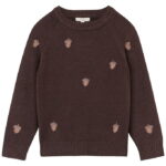 Fliink Bluse - Strik - Benna - Acorn - Coffee Bean