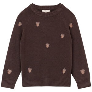 Fliink Bluse - Strik - Benna - Acorn - Coffee Bean