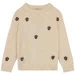 Fliink Bluse - Strik - Benna - Acorn - Sandshell