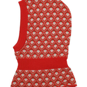 Flöss Elefanthue - Uld - 1-lags - Strik - Zuri - Red Berry