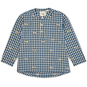 Flöss Skjorte - Olivian - Bee blue check