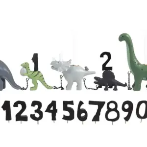 Fødselsdagstog, dinosaur m. 11 tal