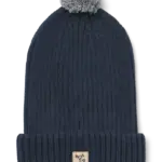 Habar Strikket Hue - Ink melange - 3-5 ÅR