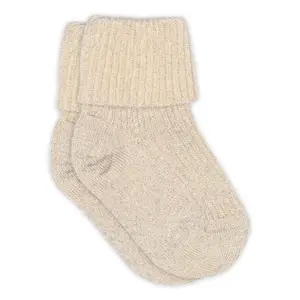 Ida glitter strømper - Ecru - 19/21