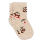 Julle strømper - Beige Melange - 22/24