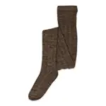 Juno strømpebuks - Brown Melange - 80