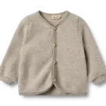 Kari Uld Fleece Cardigan - Khaki melange - 6 MDR.