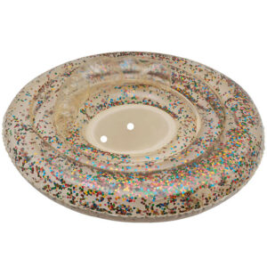 Konges Sløjd Babybadering - 72x22 cm - Multi Heart Transparent