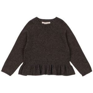 Konges Sløjd Bluse - Strik - Cathy - Brown Melange