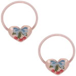 Konges Sløjd Hårelastikker - 2-pak - Vilma - Amarena