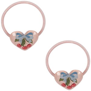 Konges Sløjd Hårelastikker - 2-pak - Vilma - Amarena