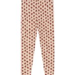 Konges Sløjd Leggings - Rib - Nia - Ruby Rose m. Hulmønster