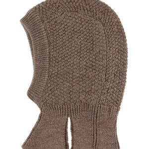 Kongs Sløjd Elefanthue - Uld - 1-Lags - Strik - Fruity - Brun