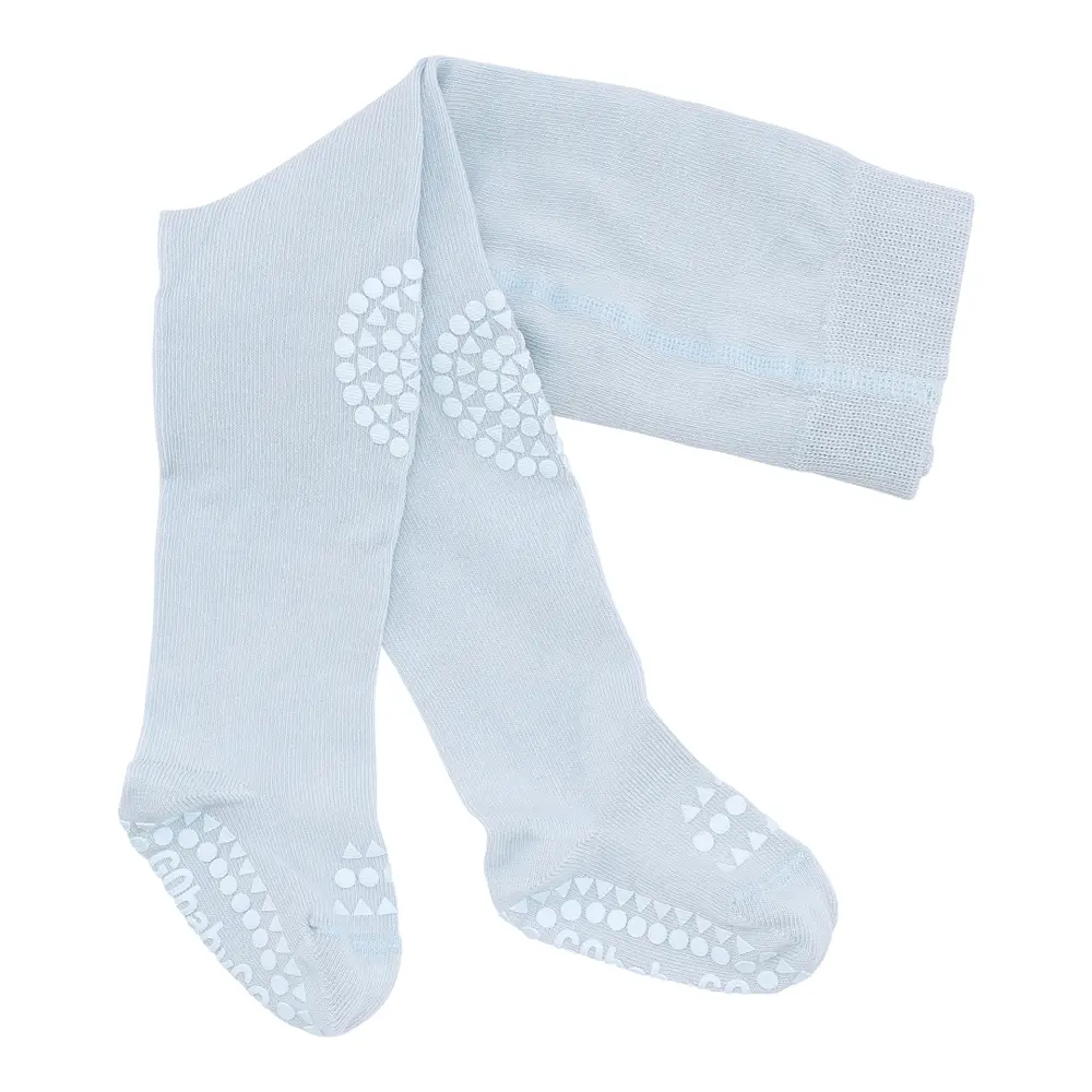 Kravle Strømpebukser - SKY BLUE - 6-12M