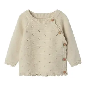 Laguna Strik Wrap Bluse - Turtledove - 80