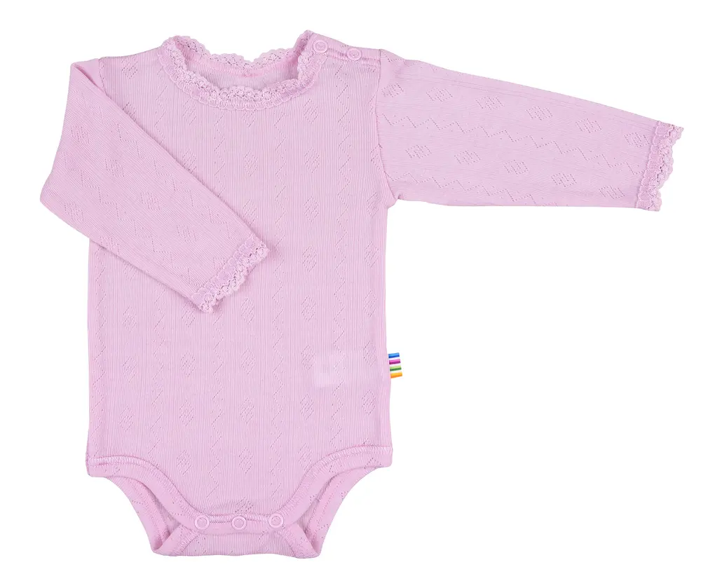 Langærmet Body - LYSERØD - 60