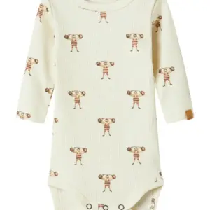 Lavo Enk Langærmet Body - Turtledove - 86