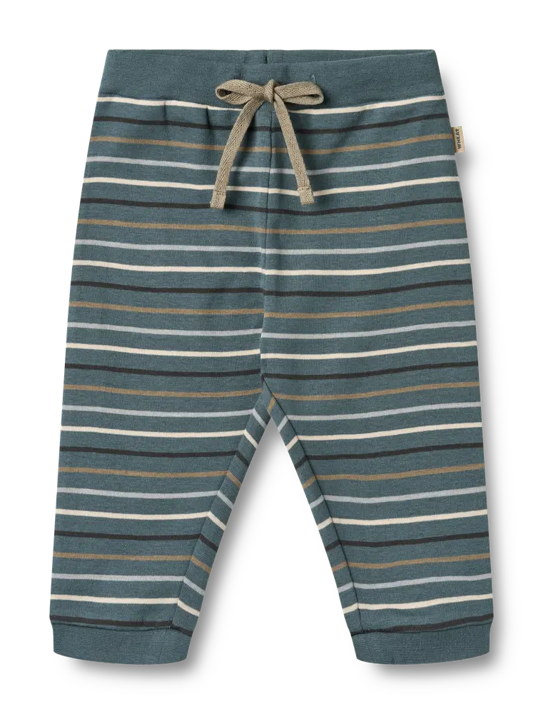 Leo Jersey Bukser - Blue multi stripe - 3 MDR.