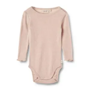 Liea Uld/silke Body Langærmet - Pale Lilac - 2 ÅR