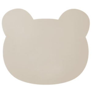 Liewood Dækkeserviet - Aura Bear - Silikone - Sandy