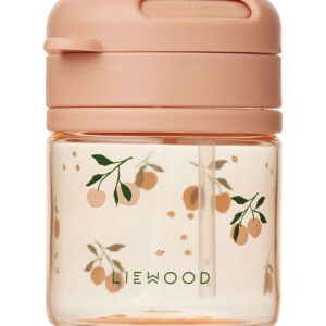 Liewood Kop m. Sugerør - Pavia - 280 ml - Peach/Sea Shell