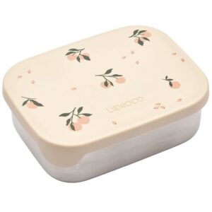 Liewood Madkasse - Silikone/Stål - Arthur - Peach/Sea Shell Mix