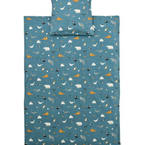 Liewood Sengetøj - Ingeborg - Junior - Arctic Sea/Ocean view