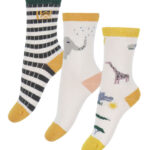 Liewood Strømper - 3-pak - Silas - Safari/Sandy Mix