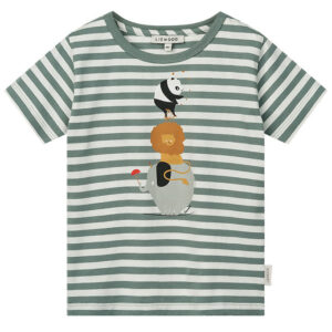 Liewood T-shirt - Apia - Circus / Stripe Peppermint