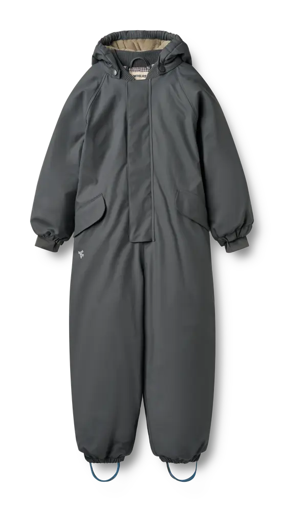 Ludo Gummi Flyverdragt - Greyblue - 4 ÅR