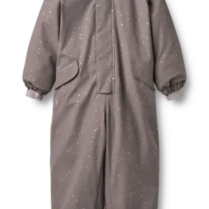 Ludo Gummi Flyverdragt - Purple stone stars - 4 ÅR