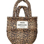 Mads Nørgaard Shopper - Light Ripstop Pillow - Leo AOP/Black