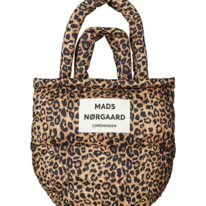 Mads Nørgaard Shopper - Light Ripstop Pillow - Leo AOP/Black