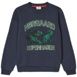 Mads Nørgaard Sweatshirt - Sonar - Parisian Night m. Grøn