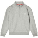 Mads Nørgaard Sweatshirt m. Lynlås - Gråmeleret